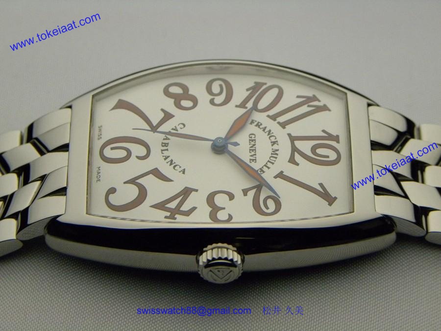 腕時計 コピー FRANCK MULLER フランクミュラー カサブランカサハラホワイト 6850SAHA