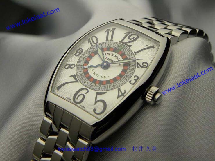 FRANCK MULLER フランクミュラー スーパーコピー時計 ヴェガス ホワイトダイヤル 6850VEGAS