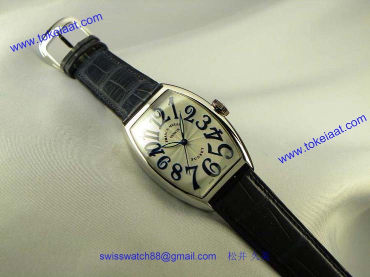 FRANCK MULLER フランクミュラー 時計 偽物 トノウカーベックス サンセット プラチナ 5850SCSUN