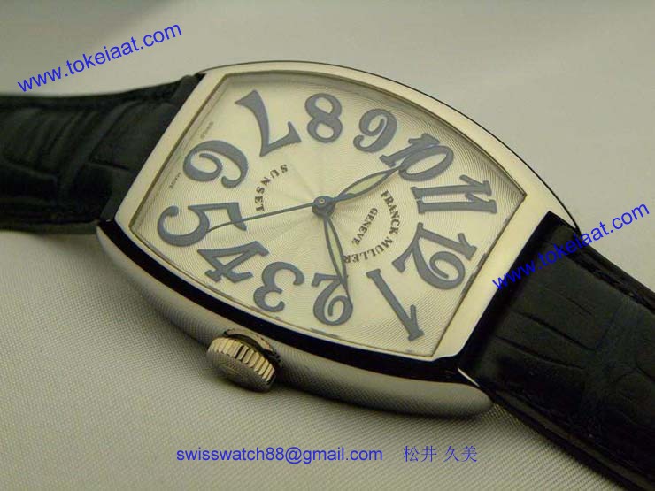 FRANCK MULLER フランクミュラー 時計 偽物 トノウカーベックス サンセット プラチナ 5850SCSUN