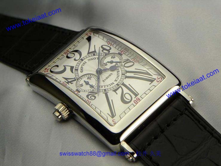 FRANCK MULLER フランクミュラー 時計 偽物 ロングアイランド モノプッシャー クロノグラフ 1100MP