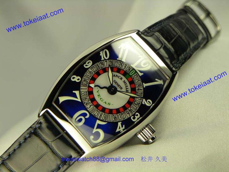 FRANCK MULLER フランクミュラー スーパーコピー時計 ヴェガス ブルーダイヤル 5850VEGAS