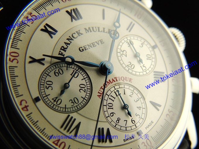 フランク・ミュラー コピー 時計 ラウンドクロノグラフ ホワイト 7002CCFF AC White