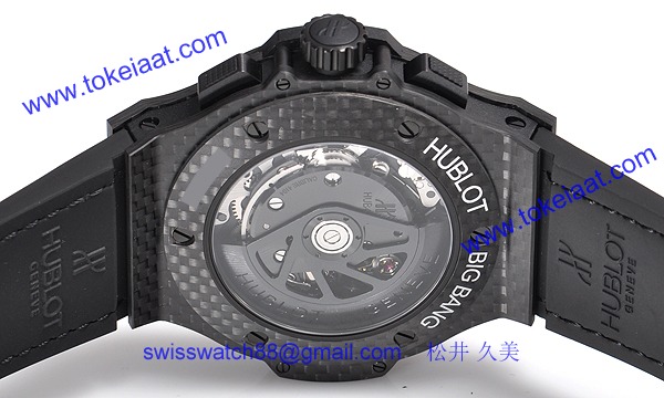 (HUBLOT)ウブロ スーパーコピー ビッグバン オールブラック カーボン 301.QX.1740.GR