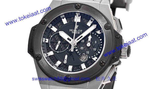 (HUBLOT)ウブロ スーパーコピー キングパワー スプリットセコンド ジルコニウム 709.ZM.1770.RX