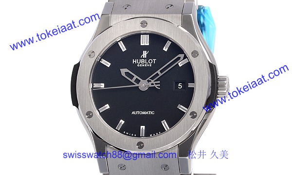 (HUBLOT)ウブロコピー腕時計 クラシックフュージョン チタニウム 542.NX.1170.NX