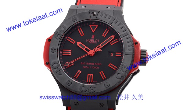 (HUBLOT)ウブロコピー ビッグバン キング オールブラックレッド 限定品 322.CI.1130.GR.ABR10