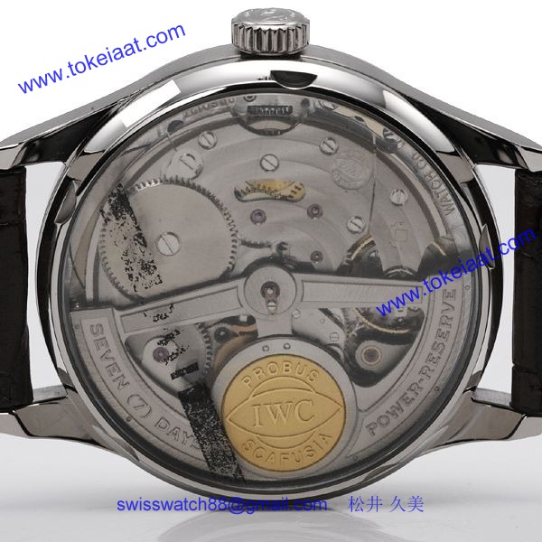 インターナショナルウォッチカンパニー IWC IW500106 グレー メンズ 腕時計