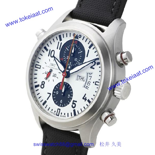 IWC スーパーコピー パイロットウォッチ ダブルクロノ 2008DFB限定IW371803