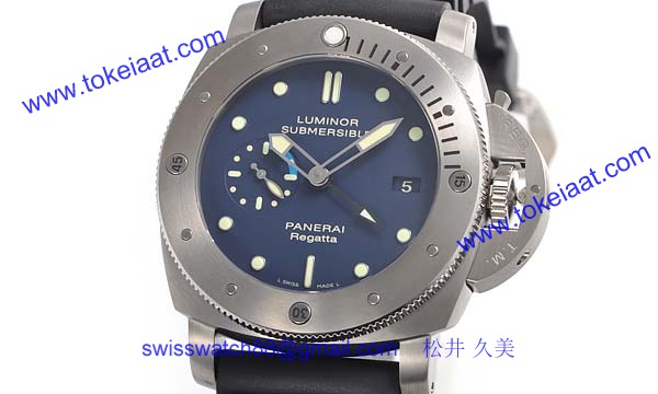 パネライ(PANERAI) ルミノールスーパー時計コピー1950 サブマーシブル レガッタ 3デイズgmt PAM00371