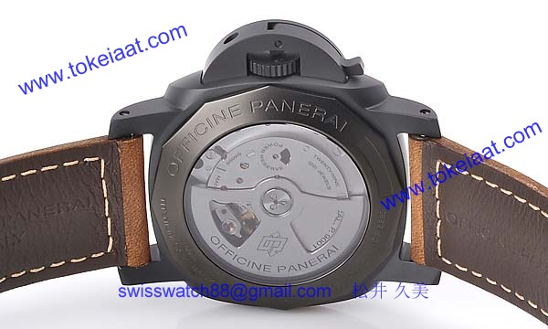 パネライ(PANERAI) ルミノールスーパー時計コピー1950 3デイズ GMT オートマチック チェラミカ PAM00441