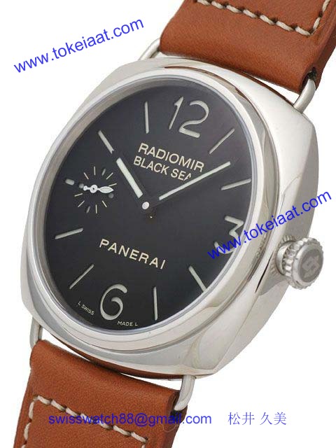 パネライ(PANERAI) スーパーコピー時計 ラジオミール ブラックシール PAM00183