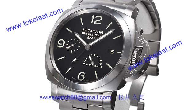 パネライ(PANERAI) コピー時計 ルミノール1950 3デイズGMTパワーリザーブ PAM00347