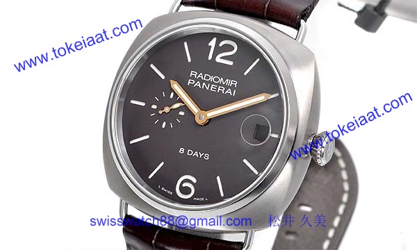 パネライ(PANERAI) コピー時計 ラジオミール 8デイズチタニオ PAM00346