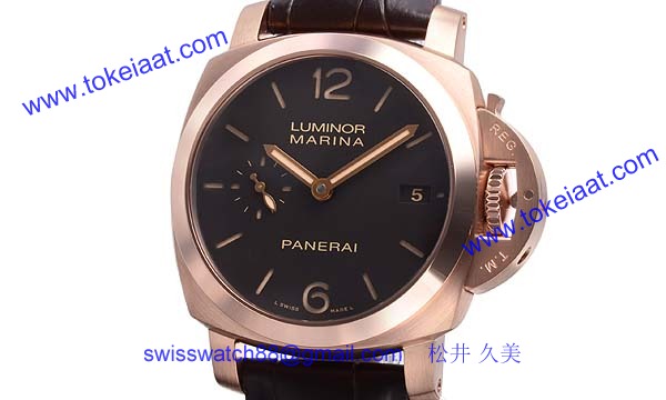 パネライ(PANERAI) コピー時計 ルミノール1950マリーナ3デイズ オートマチック42㎜ PAM00393