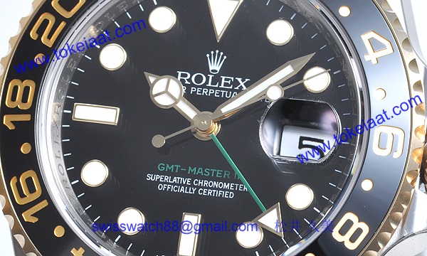 ロレックス(ROLEX) 時計 ＧＭＴマスターII 116713LN