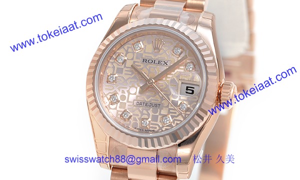 ロレックス(ROLEX) 時計 デイトジャスト 179175G