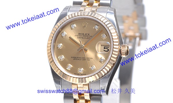 ロレックス(ROLEX) 時計 デイトジャスト 178273G