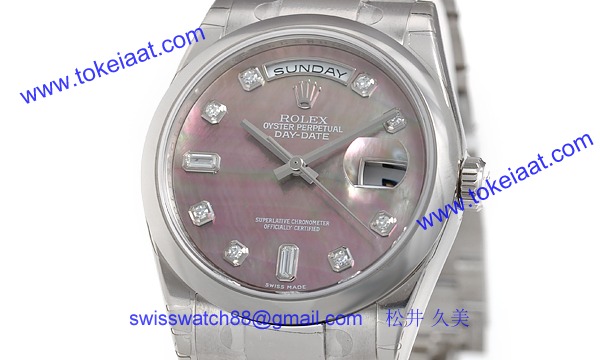 ロレックス(ROLEX) 時計 デイデイト 118209NG