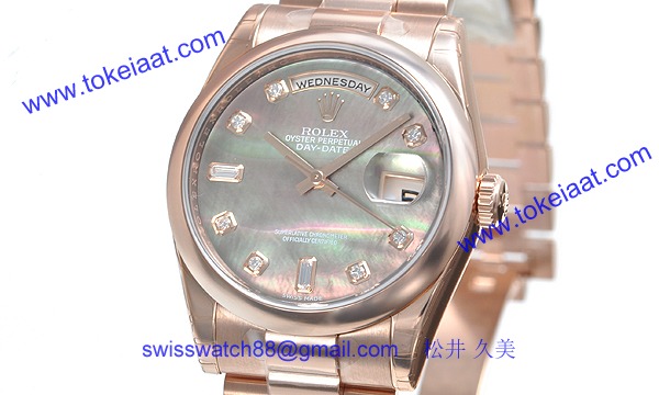 ロレックス(ROLEX) 時計 デイデイト 118205NG