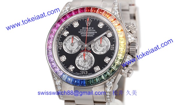 ROLEX ロレックス スーパーコピー 時計 デイトナ レインボー 116599RBOW