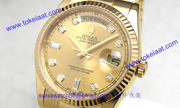 ロレックス(ROLEX) 時計 デイデイト 118238A