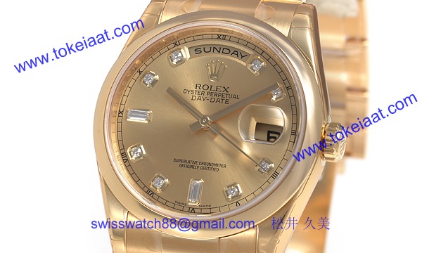 ロレックス(ROLEX) 時計 デイデイト 118208A