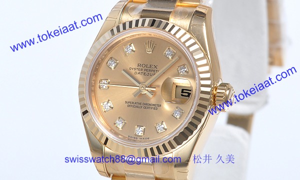 ロレックス(ROLEX) 時計 デイトジャスト 179178G