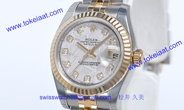 ロレックス(ROLEX) 時計 デイトジャスト 179173G