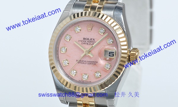 ロレックス(ROLEX) 時計 デイトジャスト 179173OPG