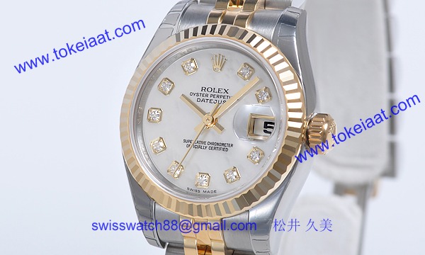 ロレックス(ROLEX) 時計 デイトジャスト 179173NG