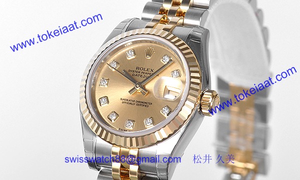 ロレックス(ROLEX) 時計 デイトジャスト 179173G