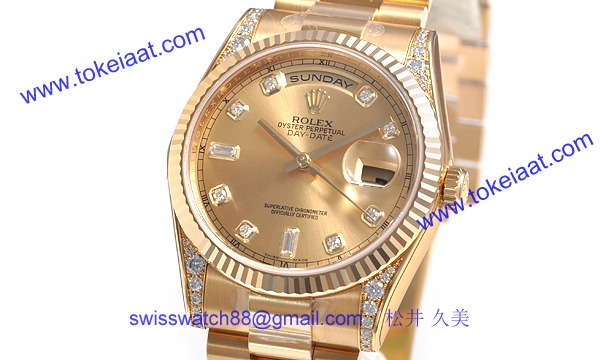 ロレックス(ROLEX) 時計 デイデイト 118338A