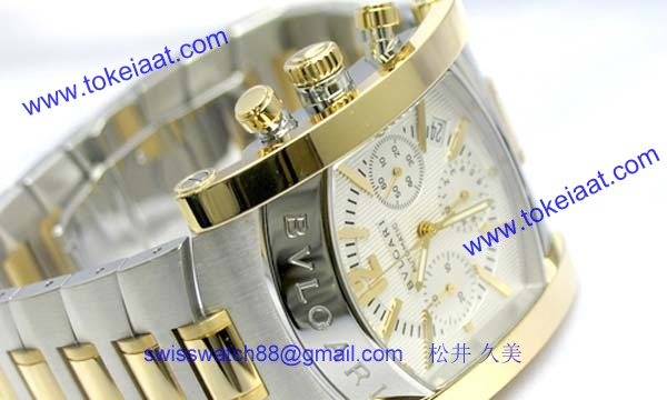 ブルガリ時計コピー Bvlgari 腕時計激安 アショーマクロノ 新品メンズ AA48C6SGDCH