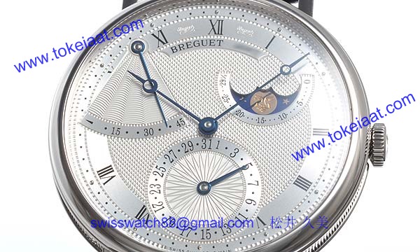 ブレゲ 時計人気 Breguet 腕時計 クラシック パワーリザーブ ムーンフェイズ 7137BB/11/9V6