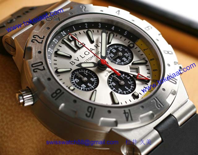 ブランド ブルガリBvlgari 時計コピー ディアゴノ プロフェッショナル フライバッククロノ GMT40C6SVD/FB