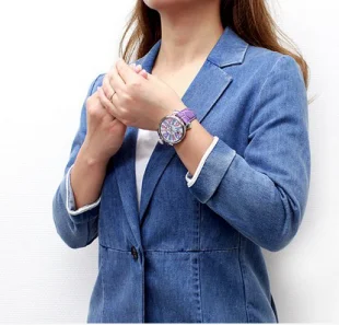 ガガミラノ マニュアーレ40mm ライトパープル/シェル ボーイズ 5020.7 コピー 腕時計