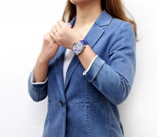 ガガミラノ マニュアーレ40mm ブルー/シェル ボーイズ 5020.3 コピー 腕時計