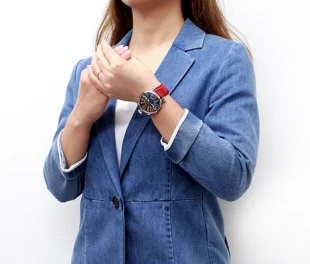 ガガミラノ マニュアーレ40mm レッド/シェル ボーイズ 5020.2 コピー 腕時計