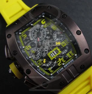 リシャールミル フェリペマッサAsian 7750搭載 28800振動 スーパーコピー 時計