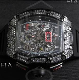 リシャールミル フェリペマッサ, Asian 7750搭載 28800振動新品 コピー 時計