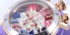 ガガミラノ クロノ48mm ラバー ライトパープル/PGPシャンパン メンズ 6056.9 ウォッチ (2)