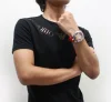 ガガミラノ クロノ48mm ラバー レッド/ メンズ 6050.1 スーパーコピー 時計 (2)