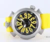 ガガミラノ ダイビング48mm チタン オートマチック ラバー イエロー/ メンズ 5040.2 コピー 腕時計 (2)