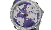 ジェイコブ&コー クォーツステンレス ダイヤモンド パープル コピー 時計 (3)