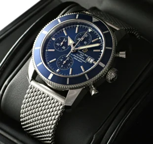 ブライトリング スーパーオーシャンヘリテージクロノ 青文字盤 A272C58OCA コピー 腕時計