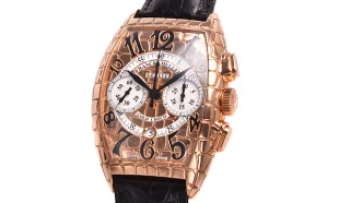 フランクミュラー トノーカーベックス ゴールドクロコクロノ 8880CCAT GOLD CRO コピー 腕時計