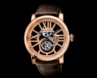 ロトンド ドゥ カルティエ フライング トゥールビヨン スケルトン W1580046 コピー ウォッチ