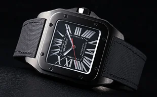 2016年 カルティエ スーパーコピー 新作 CRWSSA0006 サントス 100 カーボン ウォッチ LM 02 時計