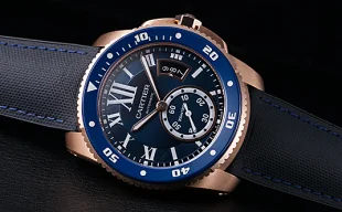 2016年 カルティエ スーパーコピー 新作 カリブル CRWGCA0009 ドゥ カルティエ ダイバー ブルー PG02 時計